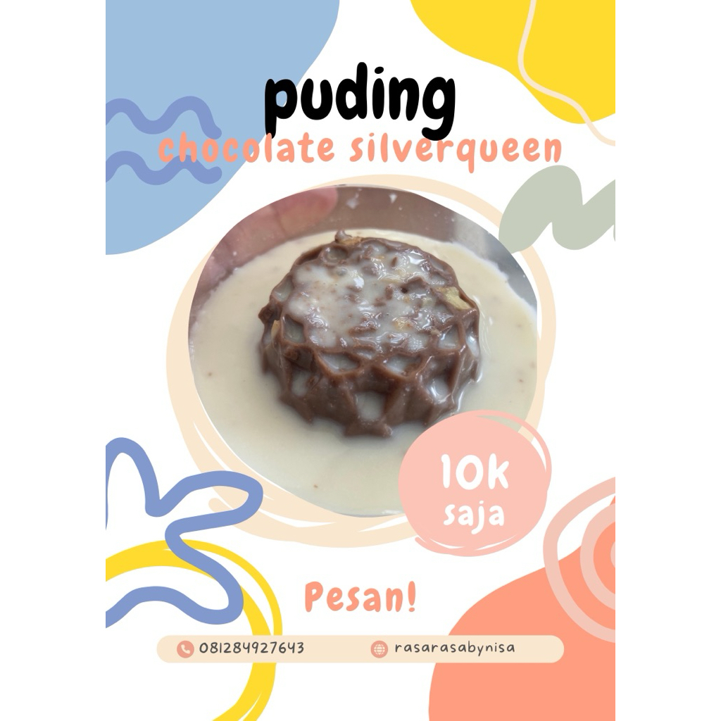 

puding chocolate silverqueen
