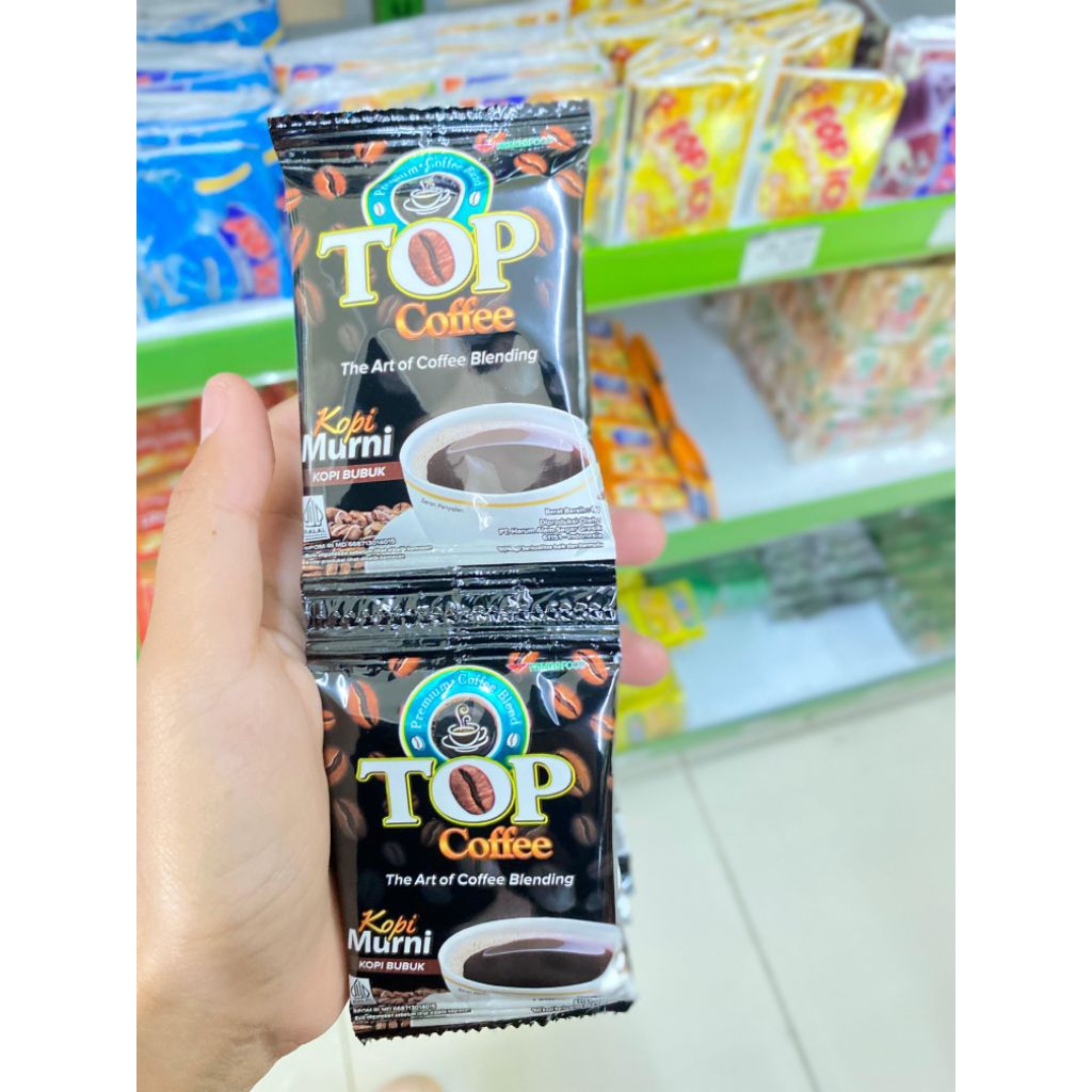 

Top Coffe Kopi Bubuk Murni 6g 1Renceng/10pcs