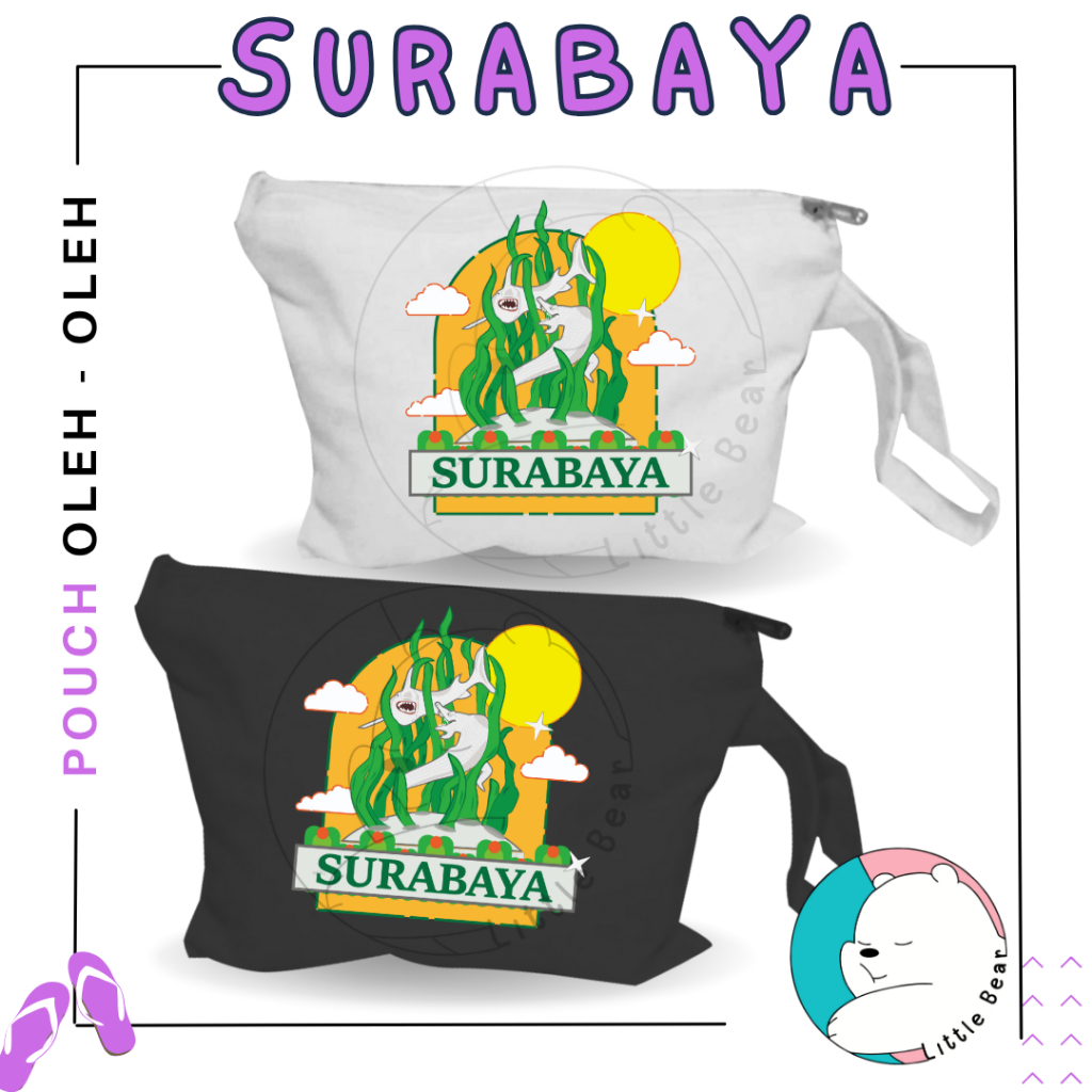 Littlebear Pouch Surabaya Souvenir Oleh Oleh  Kota Surabaya Type 4
