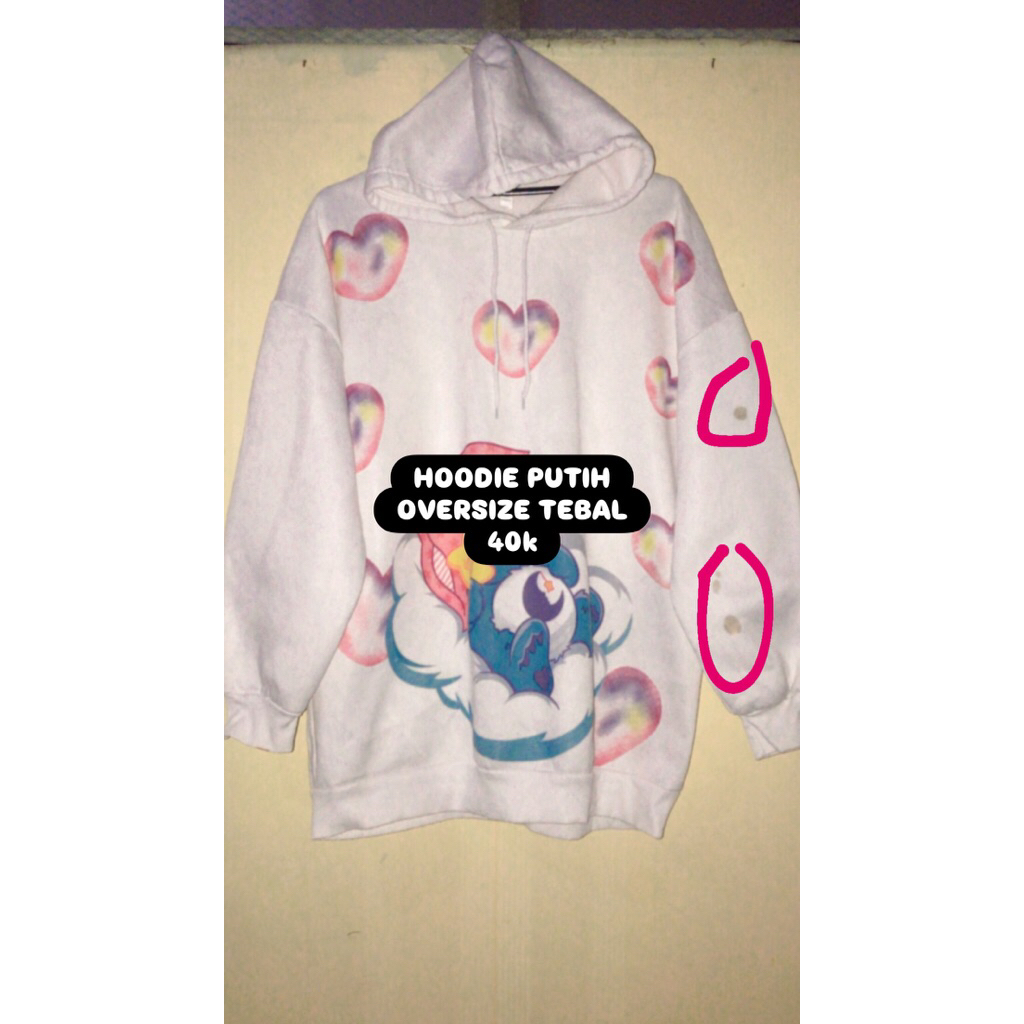 HOODIE OVERSIZE WHITE