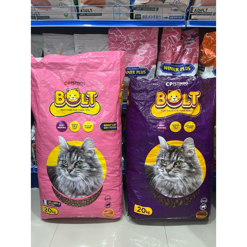 Bolt Makanan Kucing 20kg