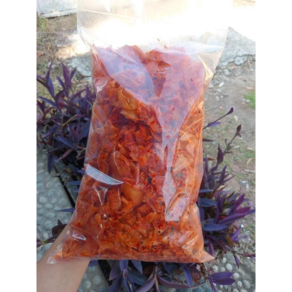 

KERIPIK SINGKONG KRIWIL PEDAS GURIH RENYAH BEST SELLER!