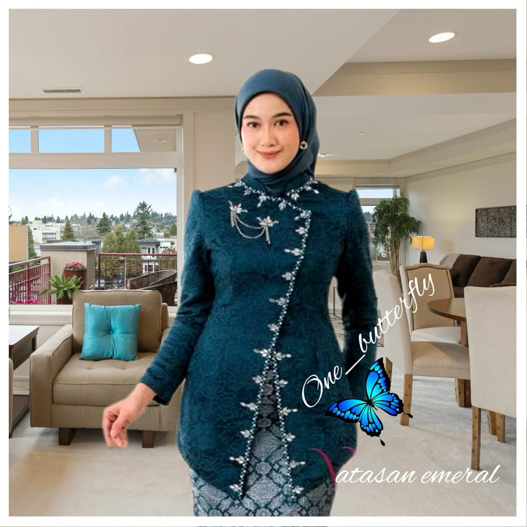 Wtc - Set Kebaya janggan Kebaya Modern Kebaya Wisuda Kebaya Lamaran Kebaya Tunangan