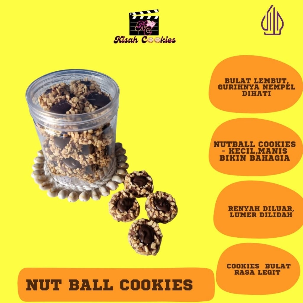 

COOKIES NUTBALL/COOKIES MEALTED CHOCOLATE TOPLES 600ml