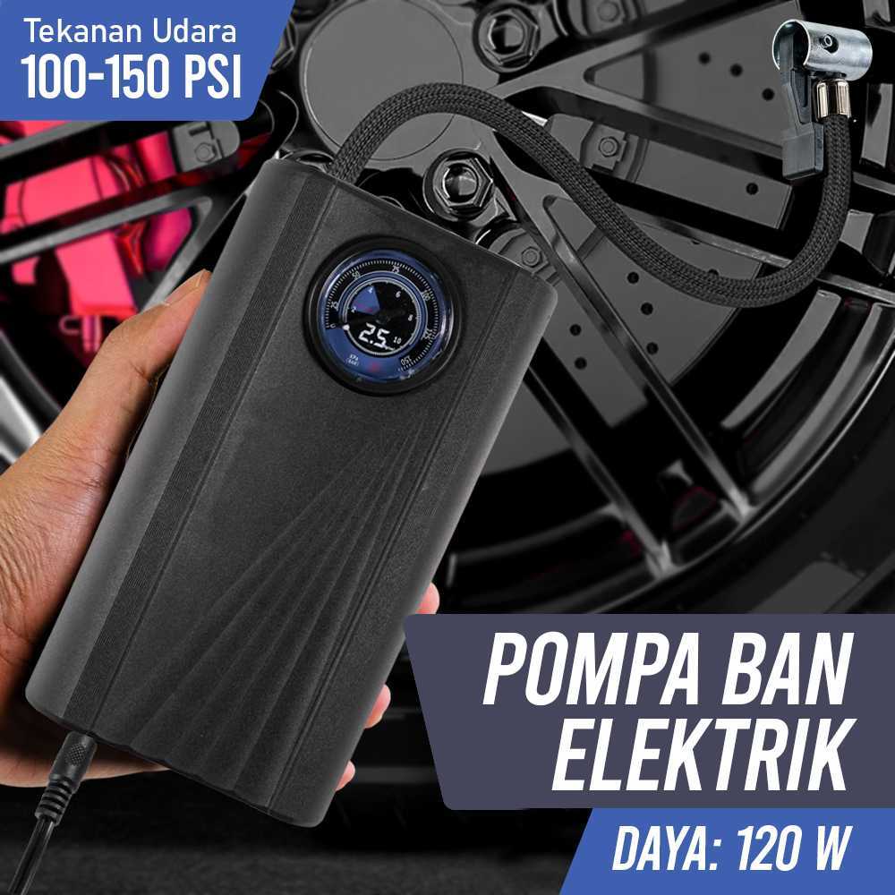 Pompa Ban Portabel Elektrik Colokan Plug Mobil / Pompa Ban Mobil Elektrik Portable