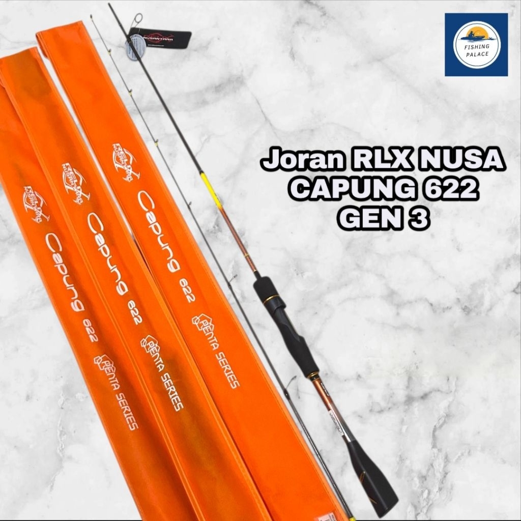 [FISHING PALACE] Joran Pancing RLX NUSA CAPUNG GEN 3/GEN 4 UKURAN 622, 662, 702