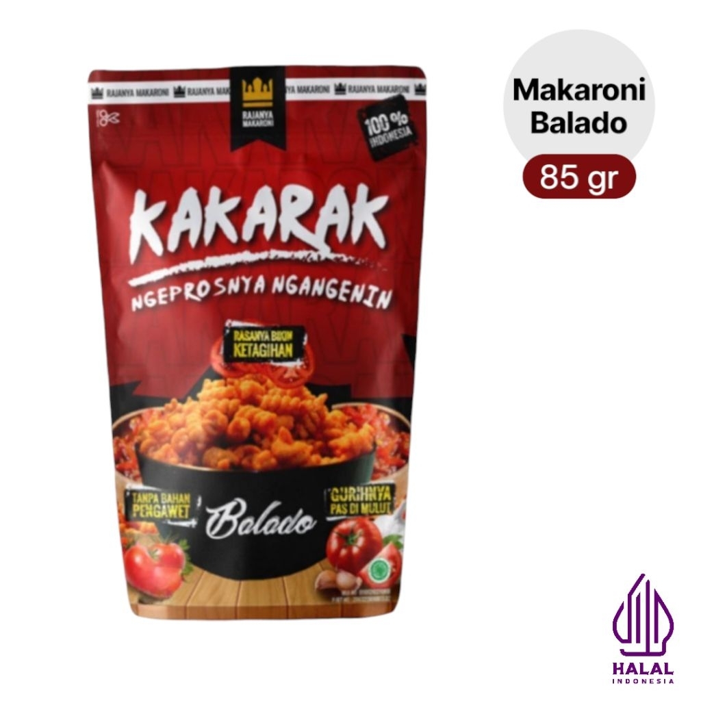 

Kakarak Makaroni 85gr - Balado