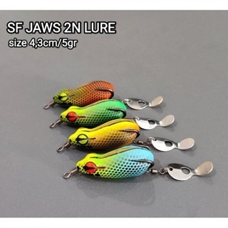 soft frog jaws 2n lure. soft frog rasa jaws. umpan casting gabus