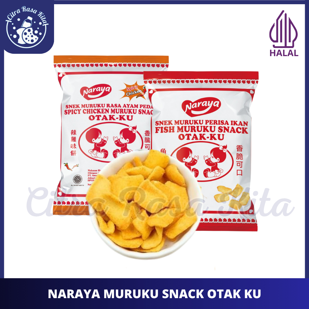

Naraya Muruku Snack Otak Ku Rasa Ikan & Ayam Pedas - Halal 60gr