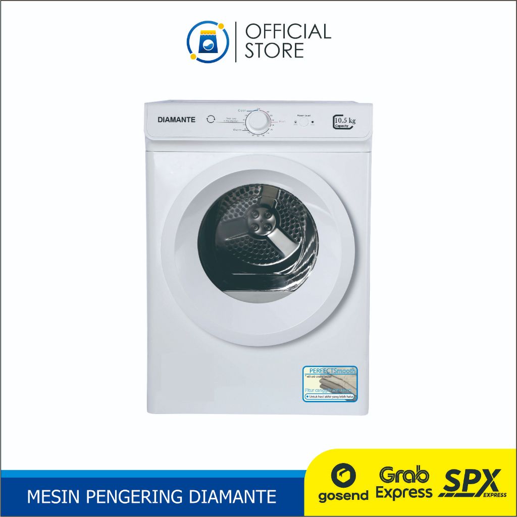 [ TERMURAH 1 JAM LANGSUNG KERING ] MESIN PENGERING LAUNDRY DIAMANTE KONVERSI GAS 10KG