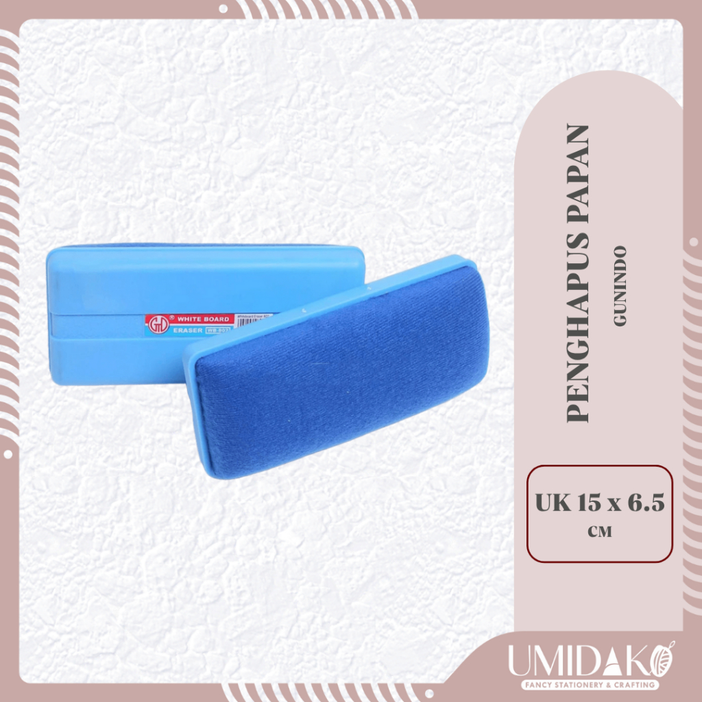 

[UMIDAKO] WHITEBOARD ERASER/PENGHAPUS PAPAN TULIS 802 GUNINDO