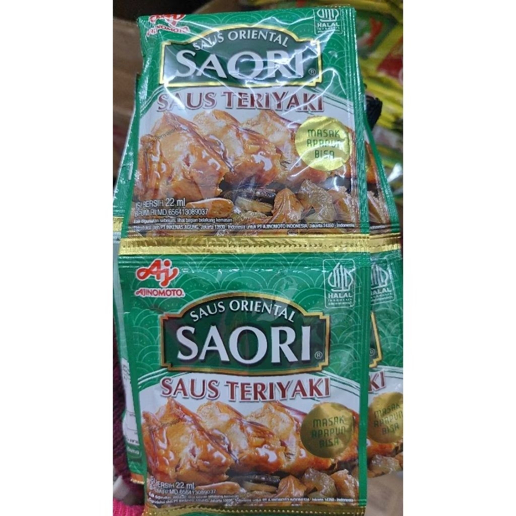 

saus teriyaki saset ( 1 renceng 10 saset )