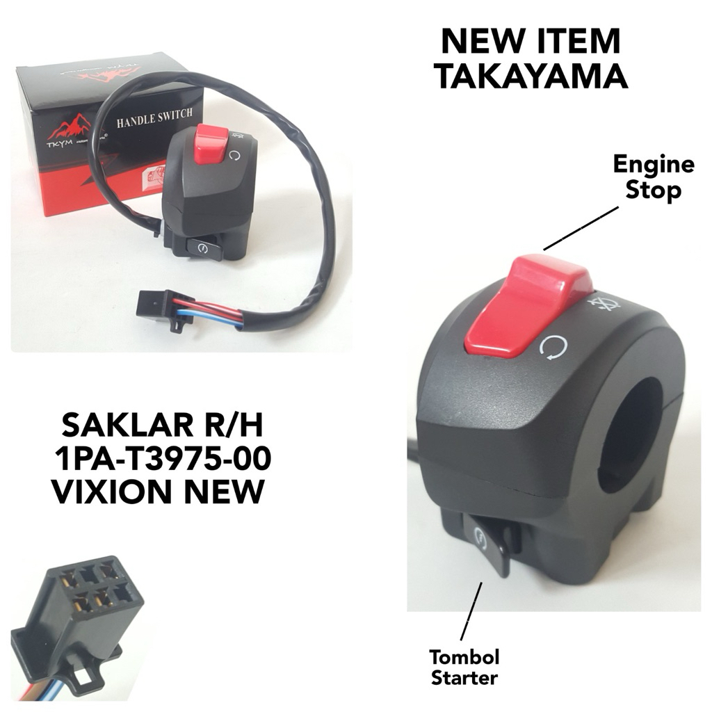 Takayama SAKLAR KANAN tipe motor VIXION NEW 2013