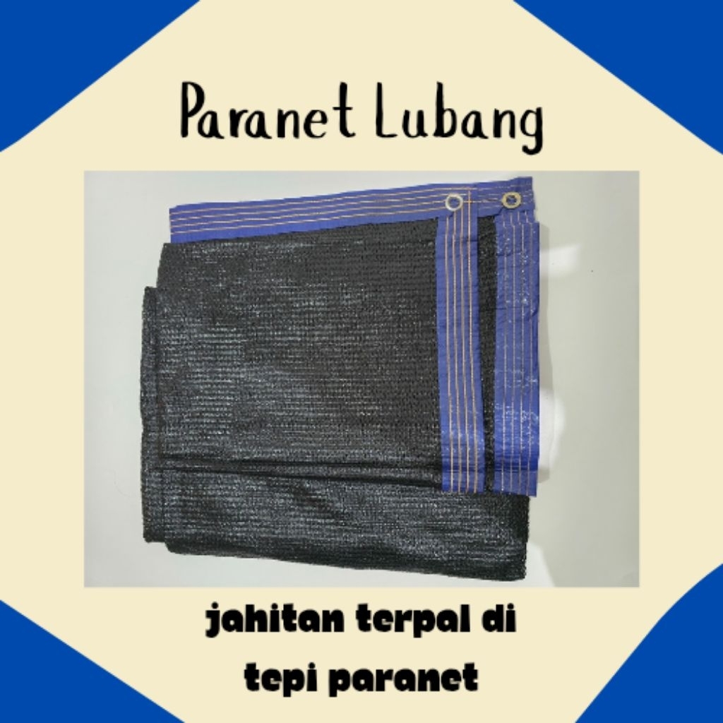Paranet 90% dengan Jahitan Terpal / Paranet Lis / Paranet Terpal