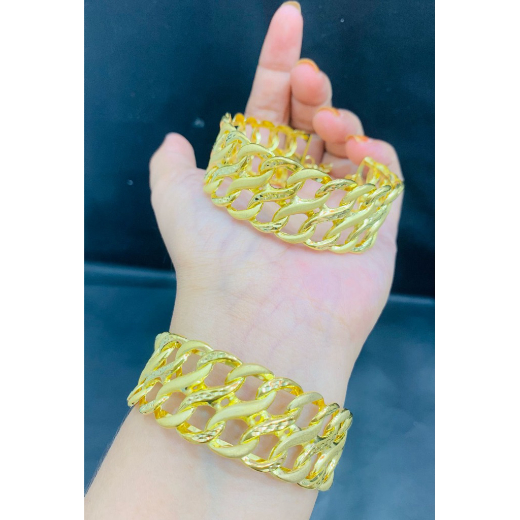 gelang sepuhan lapis emas