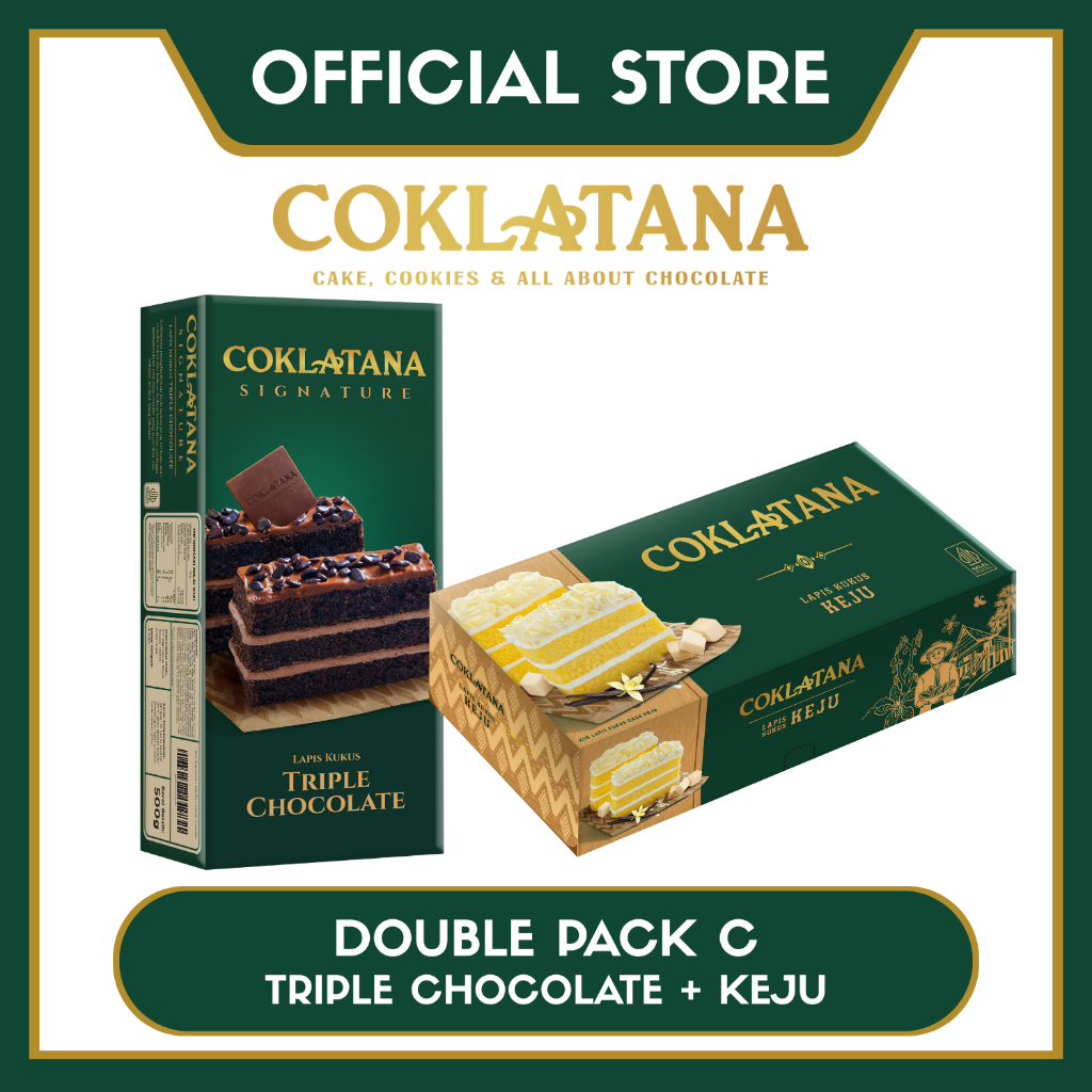 

COKLATANA DOUBLE PACK C (TRIPLE CHOCOLATE + KEJU)
