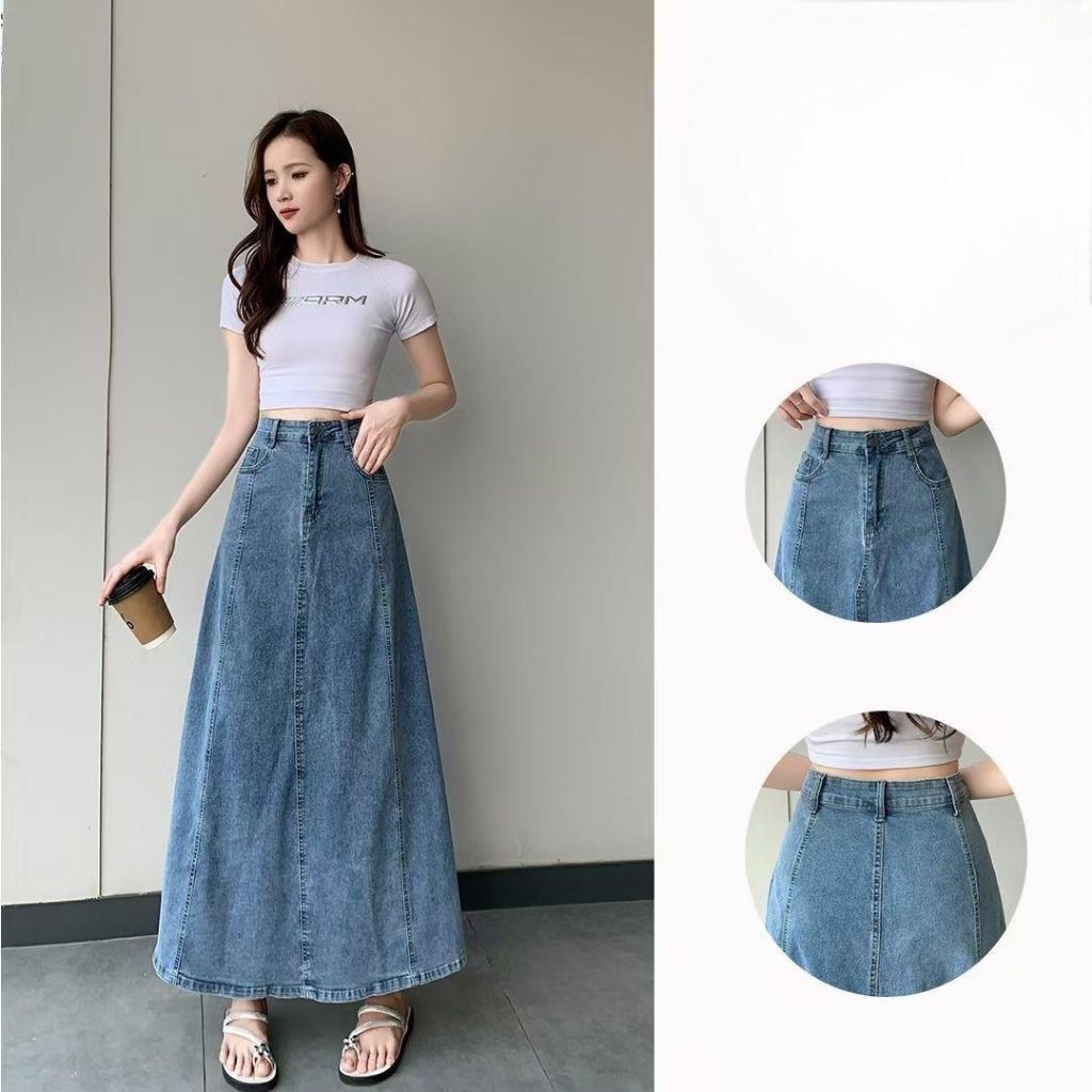 Gisel Jeans Skirt Import