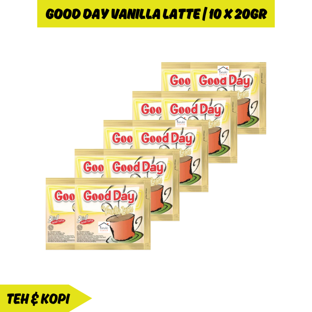 

RENCENG Good Day Vanilla Latte Kopi Bubuk Rasa Vanila