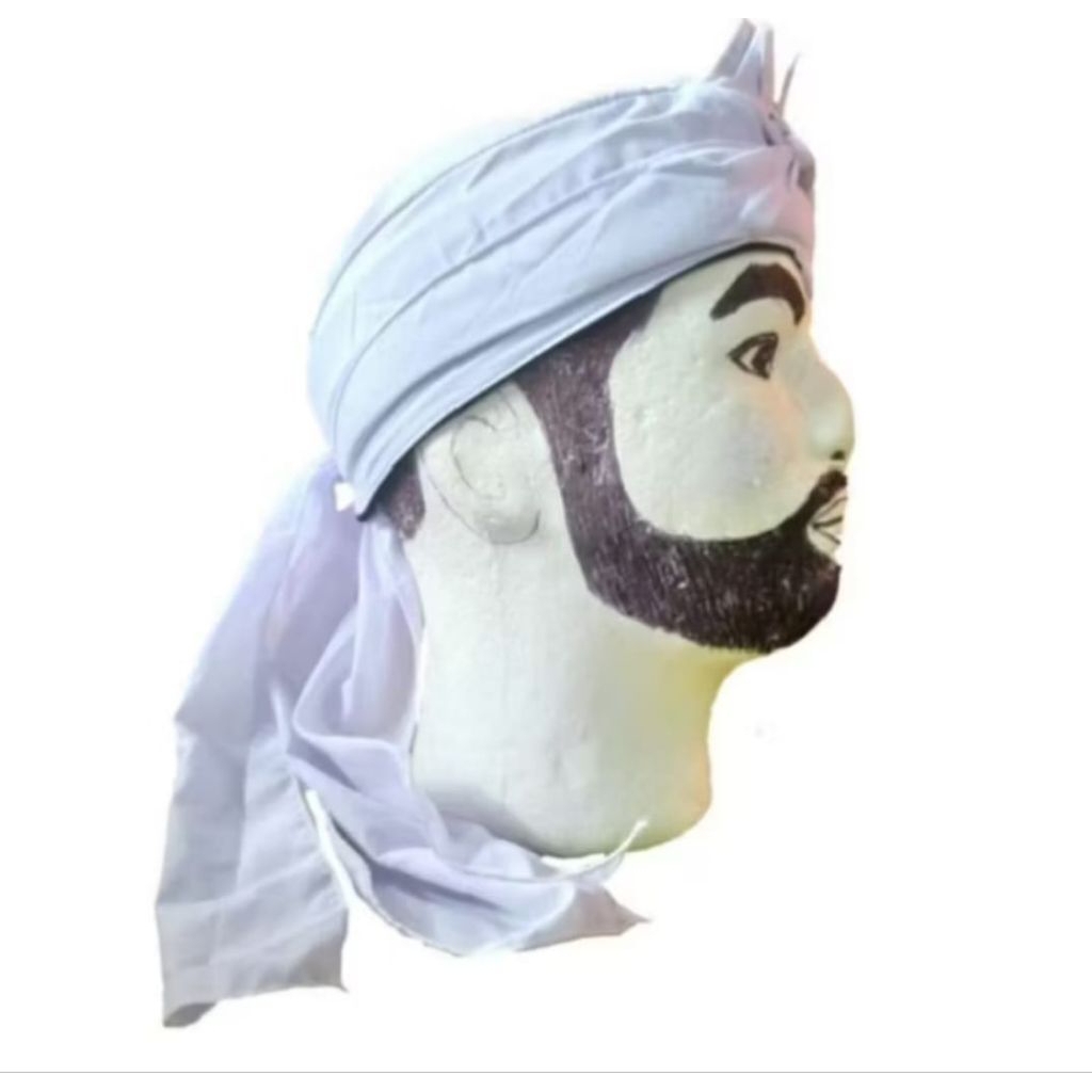 blangkon Sunda ikat kepala Sunda warna putih