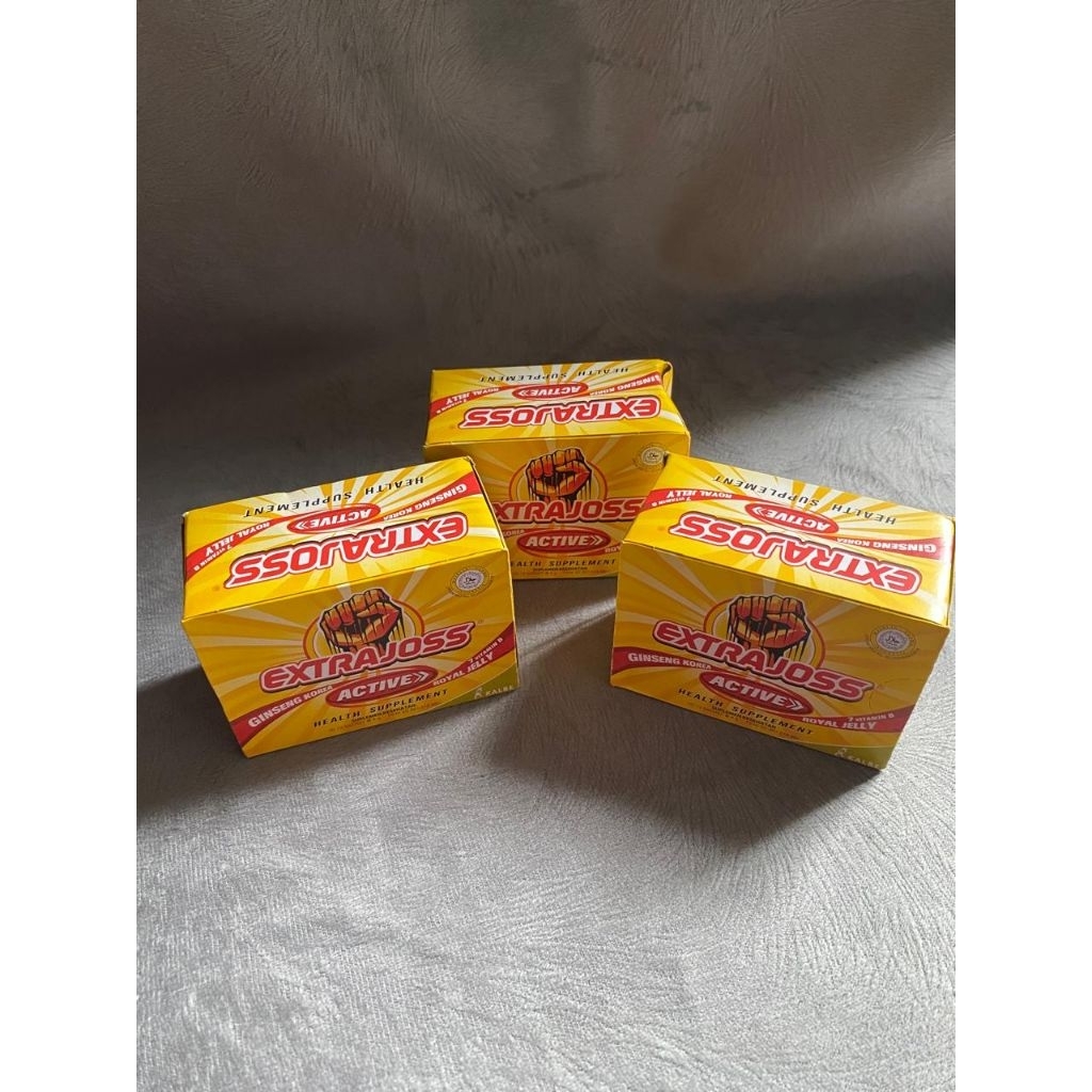

Exstra joss active 1 kotak isi 6 sachet