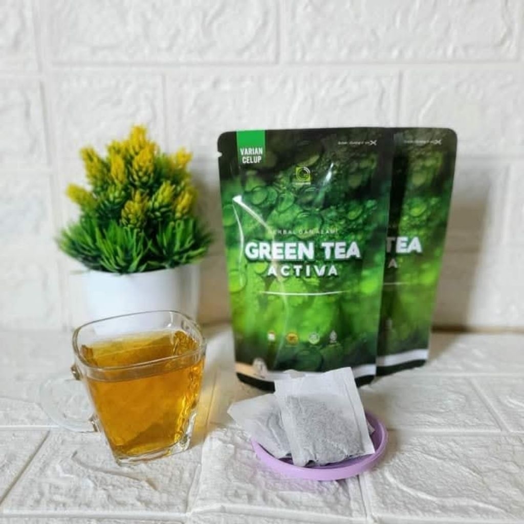 

Green Tea Activa Celup 2 pcs varian kecil isi 28 kantong celup