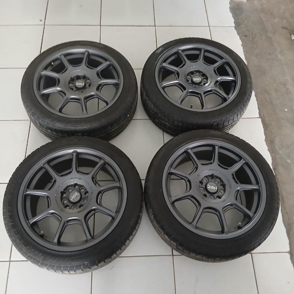 Velg MOBIL Second HSR JELIMPO Ring 18 Lubang 5x114 5x100 VELG SAJA Cocok X PANDER RUSH TERIOS DLL