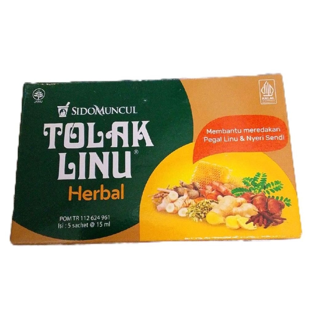 

Tolak Linu Herbal Jamu 1 Sachet - Obat Pegal Linu dan Nyeri Sendi