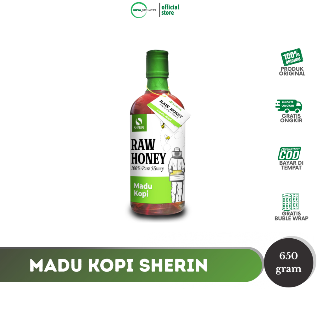 

RAW HONEY MADU KOPI SHERIN ORIGINAL 100% – Gula mulai kamu tinggalkan Ganti dengan madu kopi | manis alami dari nektar bunga kopi | bantu jaga gula darah | cocok untuk diet & pola hidup sehat | madu mentah tanpa campuran