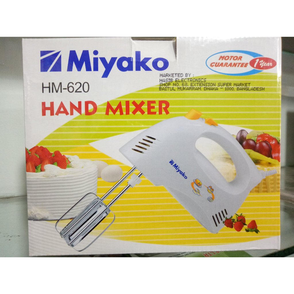 MIYAKO HAND MIXER / MIYAKO HM 620 MIXER TANGAN/ HAND MIXER TANGAN MIYAKO
