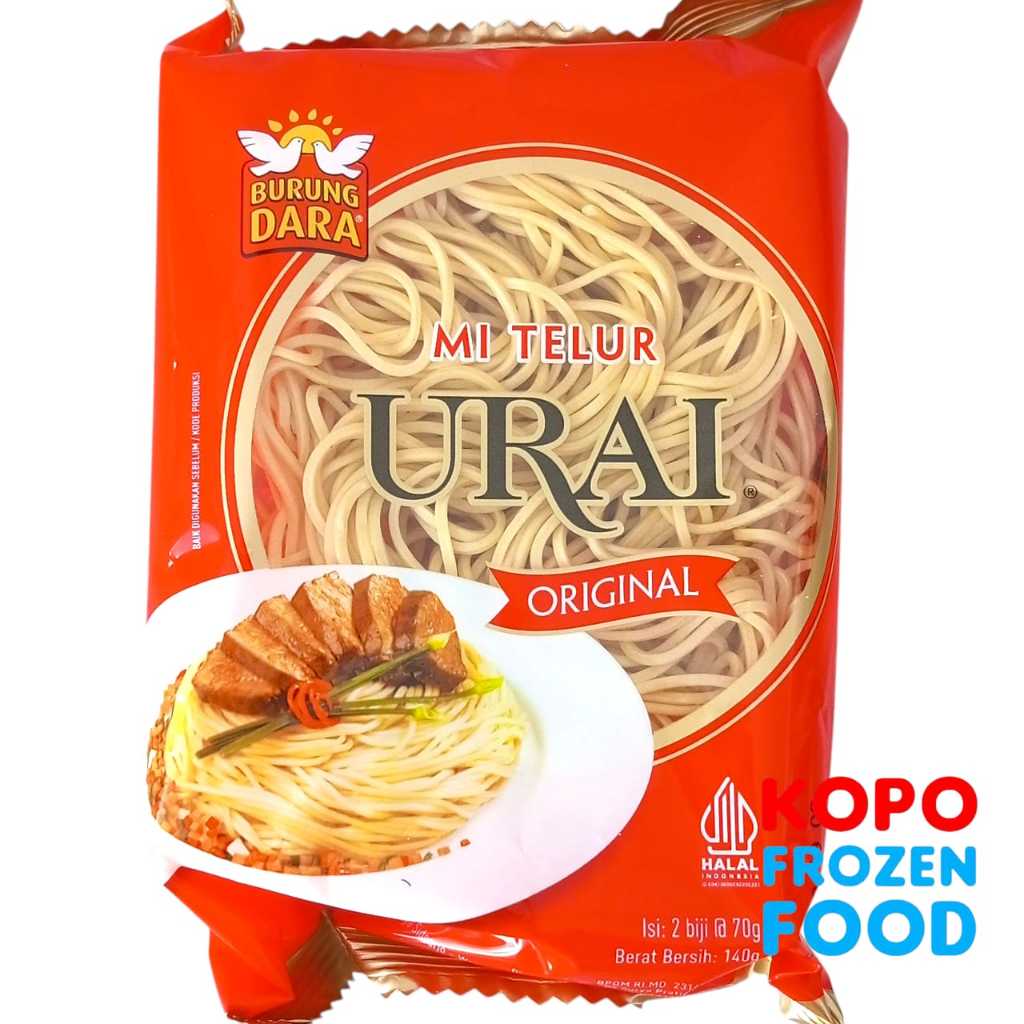 

Burung Dara Mie Telur Urai Original 200g