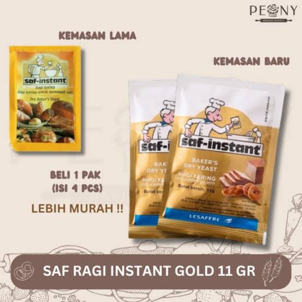 

SAF Instant Sachet 11gr x 4pcs