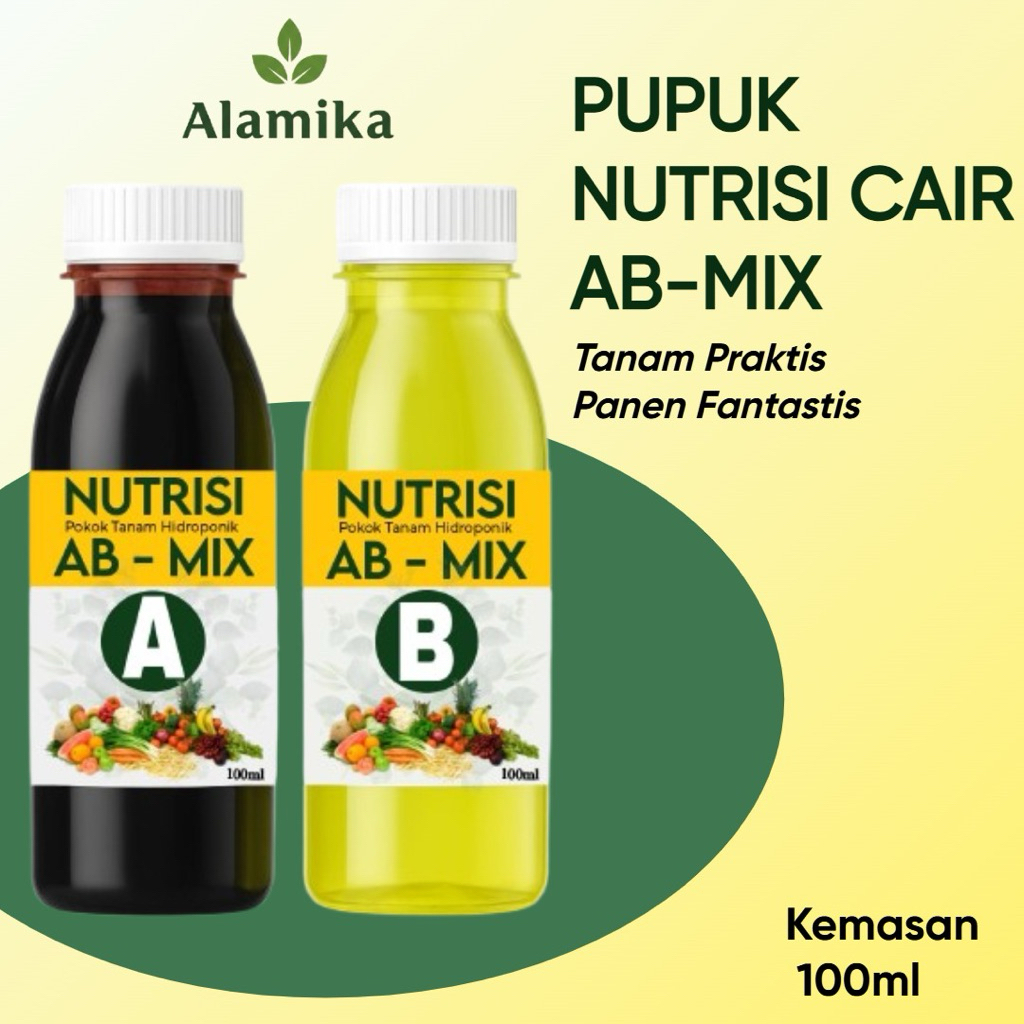 Nutrisi AB Mix Cair Hidroponik – Pupuk AB Mix Sayur Daun