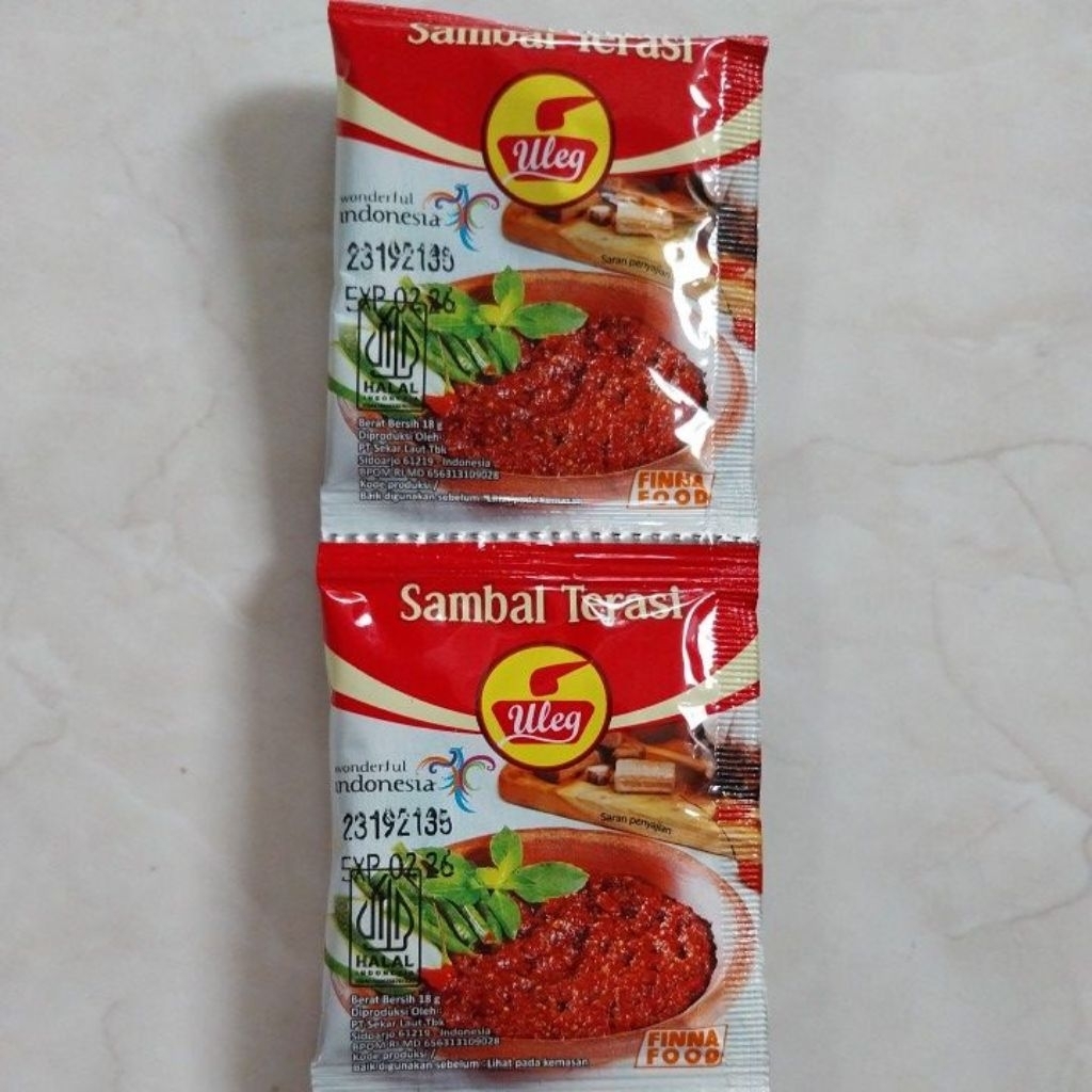 

Sambal Terasi Uleg Finna Food 1 pack isi 10 sachet Sambel