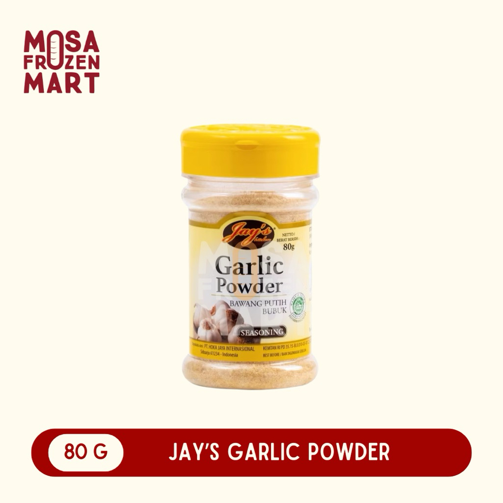 

Jay's Garlic Powder 80 Gr | Bawang Putih Bubuk
