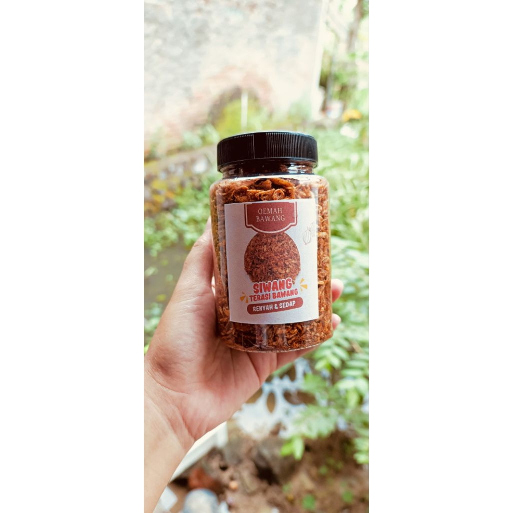 

Siwang (Terasi Bawang) netto 110gr Kemasan Toples 300ml