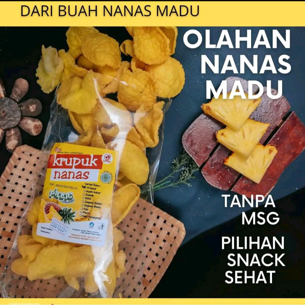 

Krupuk Nanas Madu Siap Saji Tanpa MSG