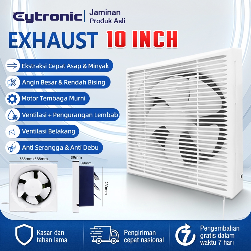 WALL EXHAUST  FAN TEMBOK EXHAUST HEXOS/HEKSOS 10 INCH CEILING HEXOS/HEKSOS FAN DINDING 10" (25 CM) E