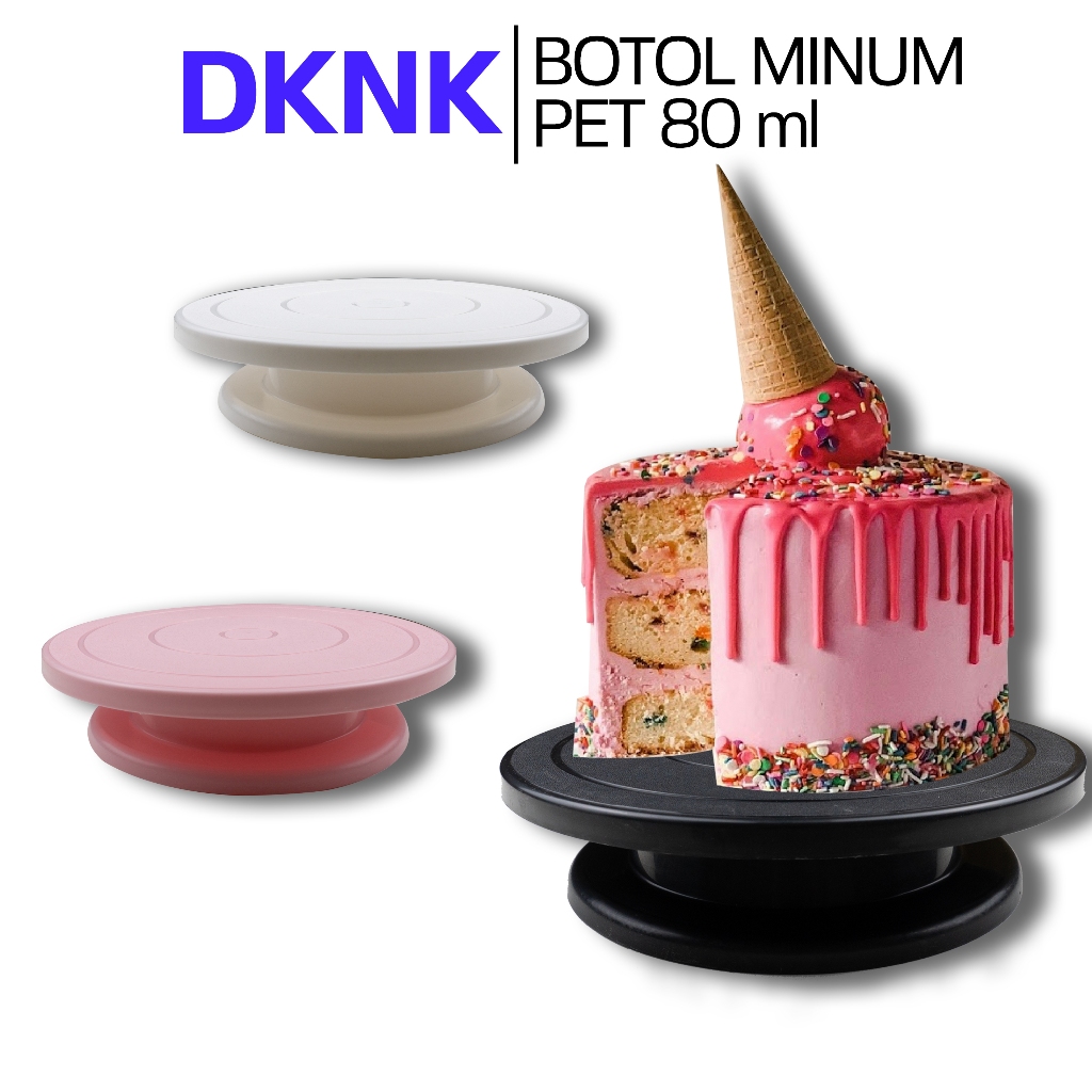 Meja Tatakan Putar Dekorasi Kue Hias Kue