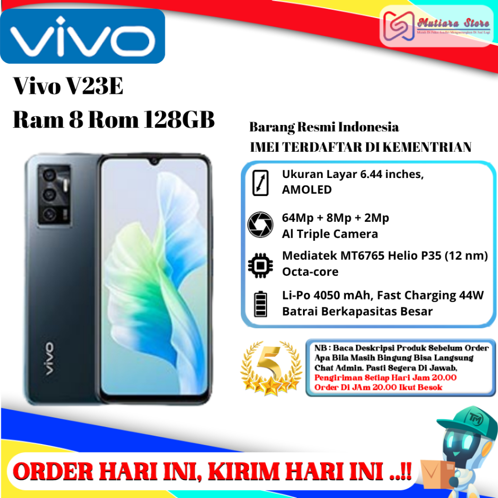 Vivo V23E Ram 8 Rom 128GB