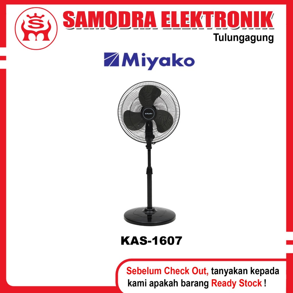 Kipas Angin MIYAKO KAS-1607 | Kipas Angin Berdiri Miyako 16 Inch