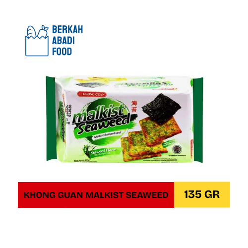 

Biskuit Khong Guan Malkist Crackers Seaweed Rumput Laut 135 Gram