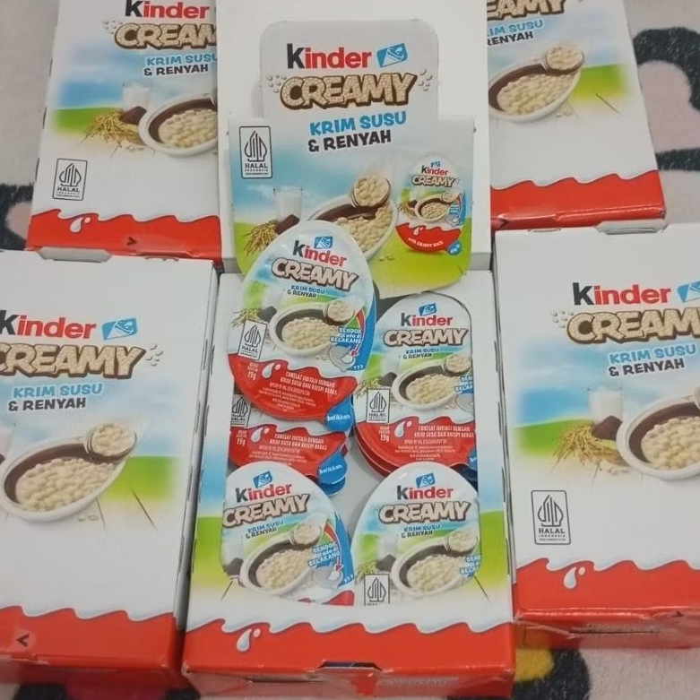 

kinder creamy isi 6pcs (ED:13-10-25)