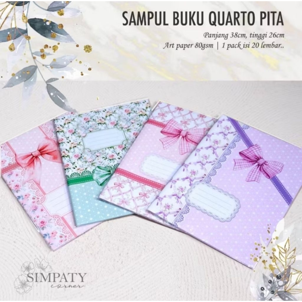 

SAMPUL BUKU SIMPATY QUARTO PREMIUM 1PACK 20 LEMBAR