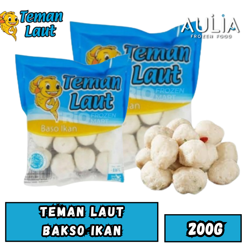 

Teman Laut - Bakso Ikan 200g/ Bakso Ikan - Teman Laut 200gr / Frozen Food Depok / Aulia Frozen Food