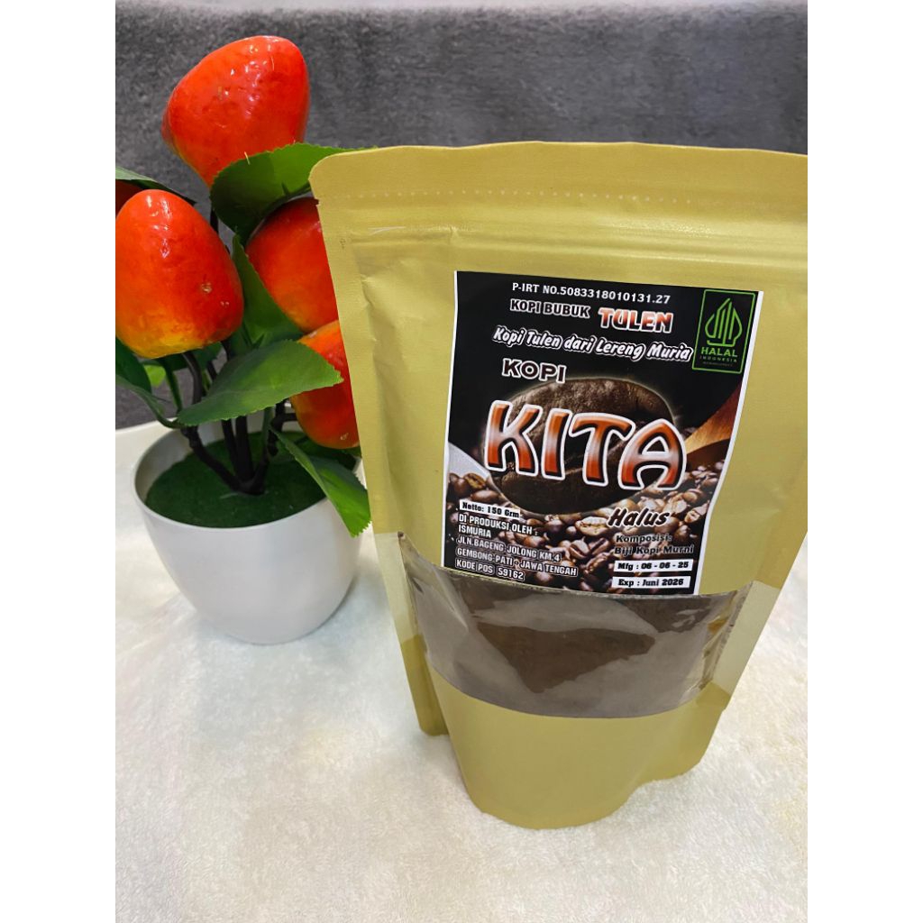 

Kopi bubuk tulen halus cap kita 150gr