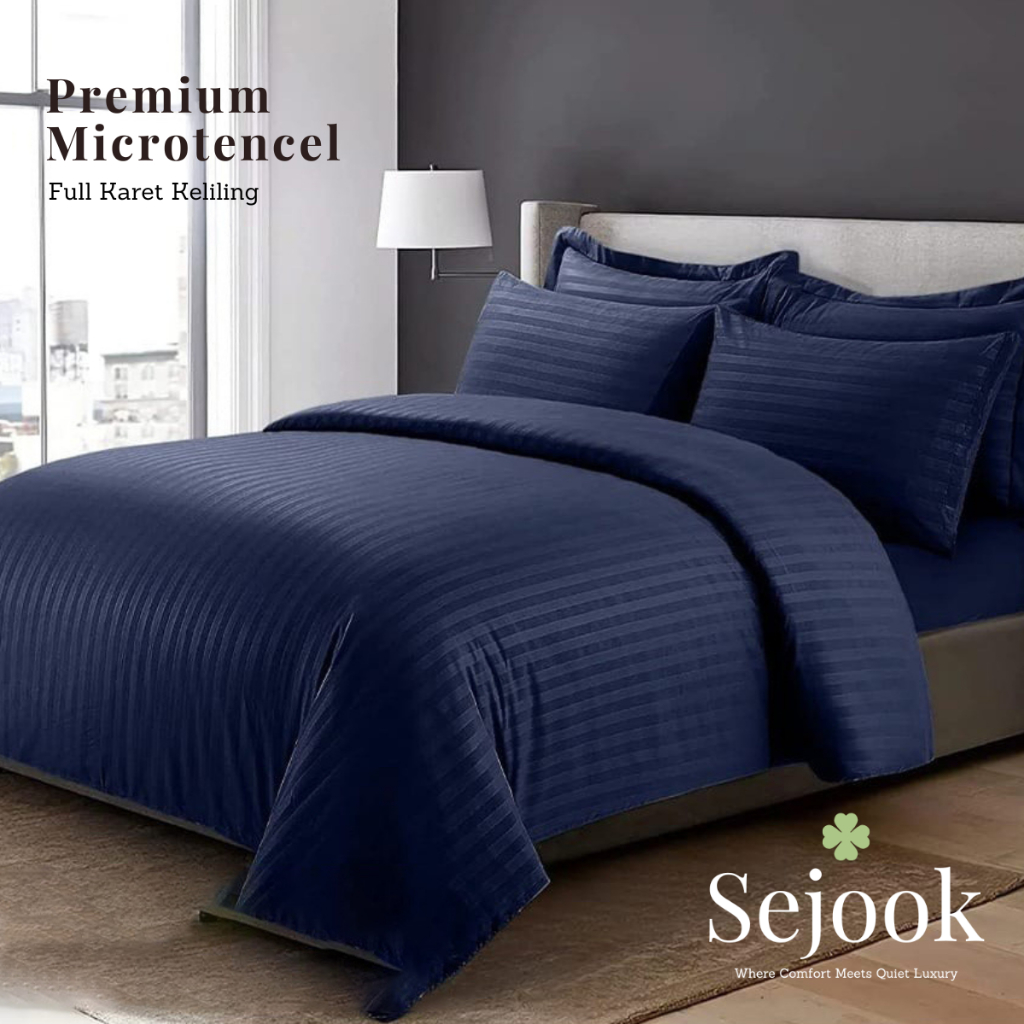 Bedcover Microtencel 140x230, 200x230 Jumbo | Selimut Tebal Premium | Selimut Hotel