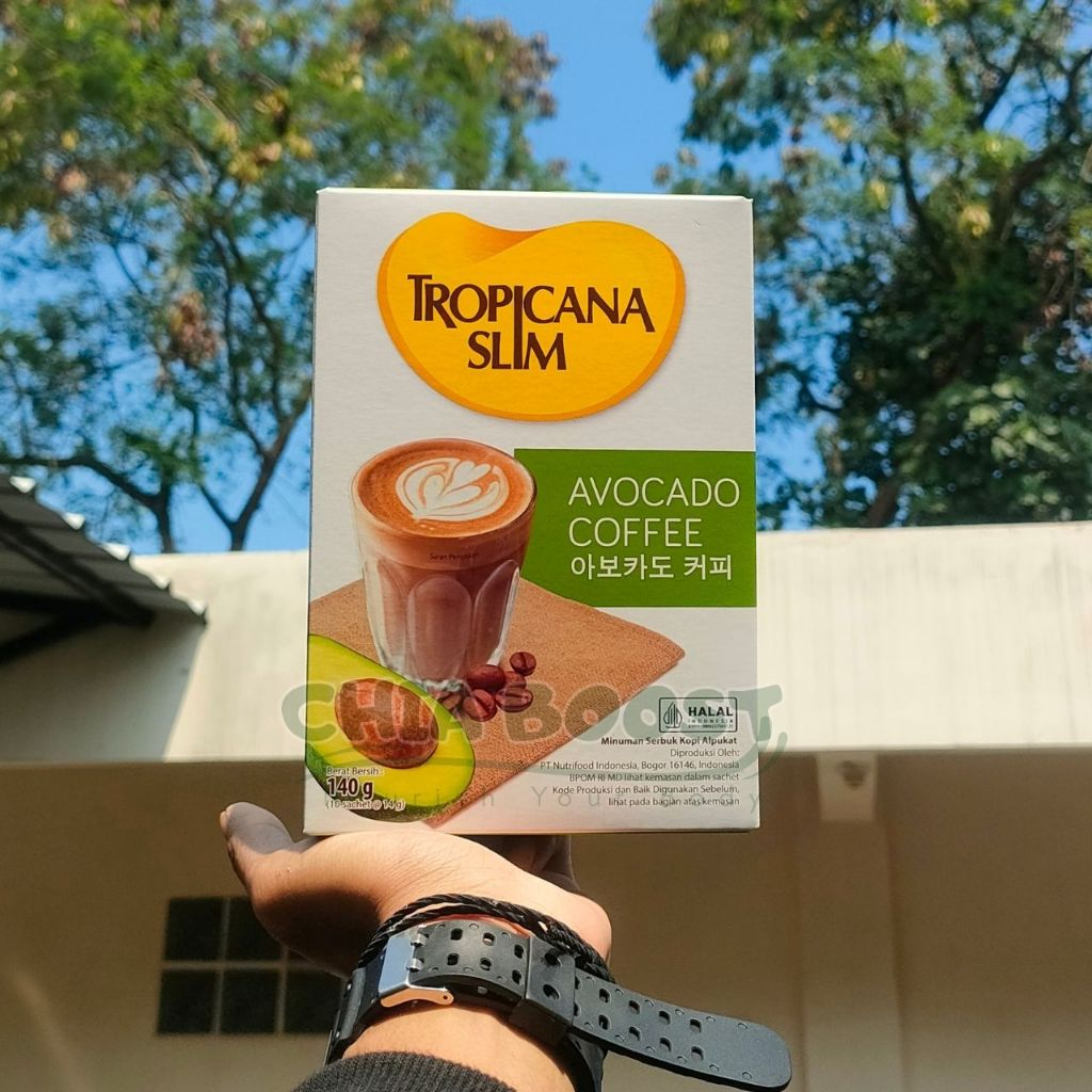 

Tropicana Slim Avocado Coffee 10 Sachet 14gr - Kopi Susu Nikmat Tanpa Gula Pasir