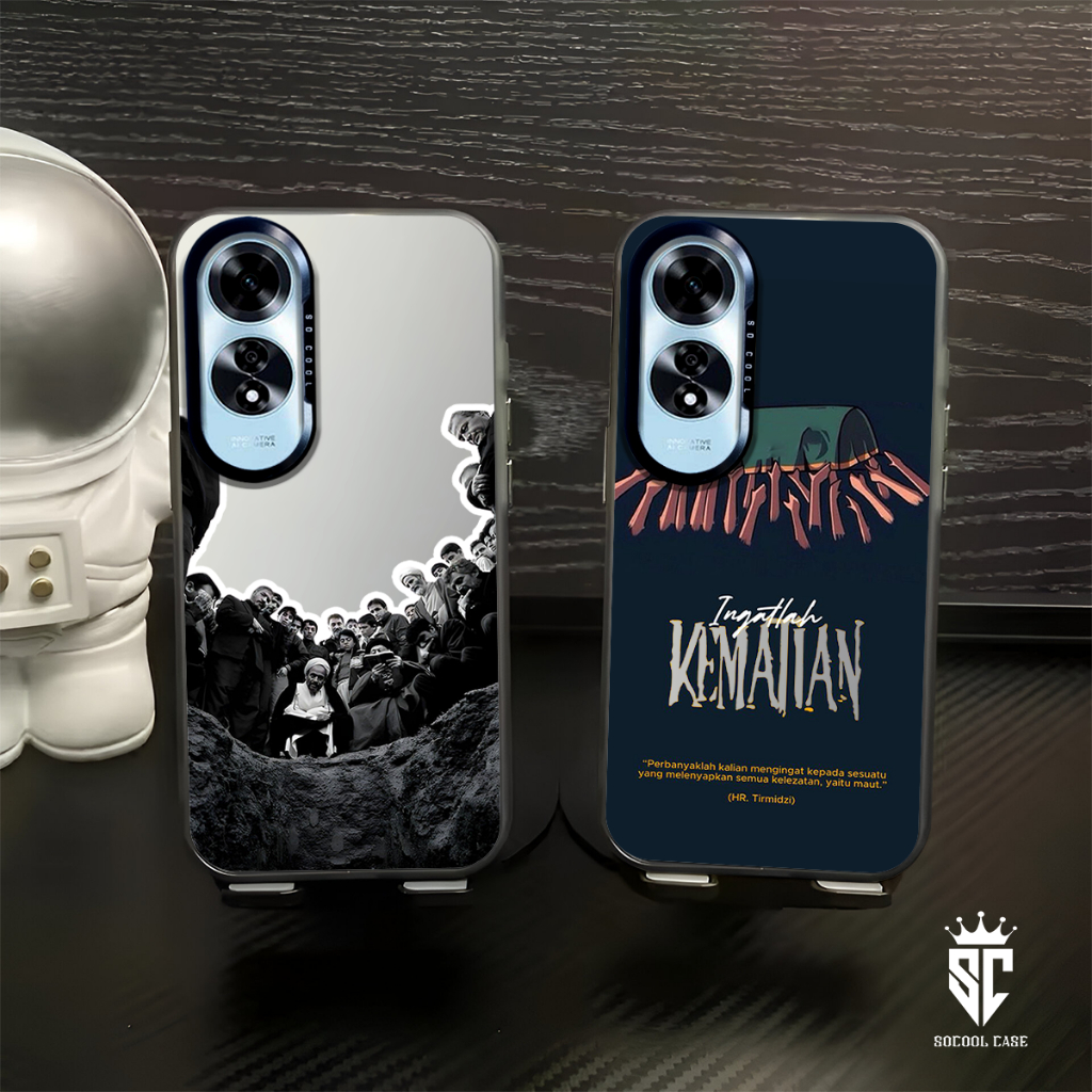 [ICS 167] - Case Hologram OPPO A60 4G IMD Socool "Kematian" Premium Matte Hard Casing [Type lain a15