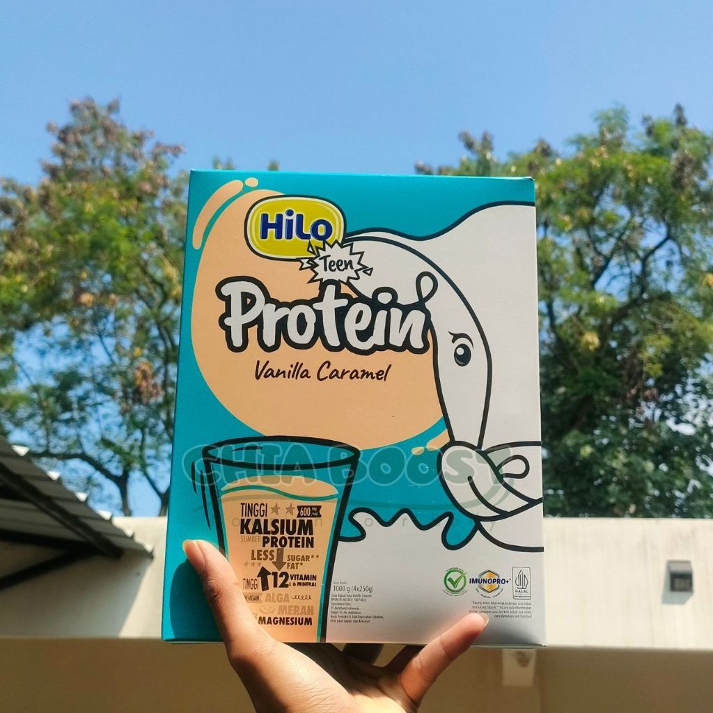 

HiLo Teen Vanilla Caramel 1000g - Susu Tinggi Kalsium Protein Lebih Rendah Gula untuk Remaja