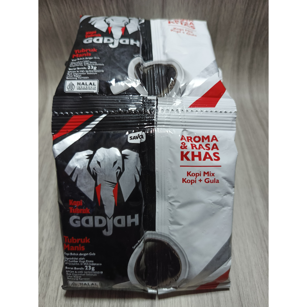 

KOPI TUBRUK GADJAH MANIS 10 X 24 GR